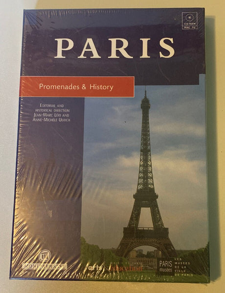 NEW PARIS Promenades & History Arts & Education Mac - PC CD - ROM Free Shipping - Darktower Media