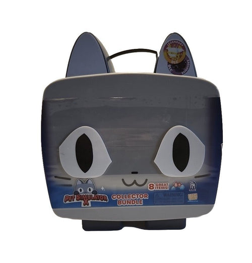 **NEW** PET SIMULATOR X Collector Bundle Gray Cat w/ DLC CODES - Darktower Media