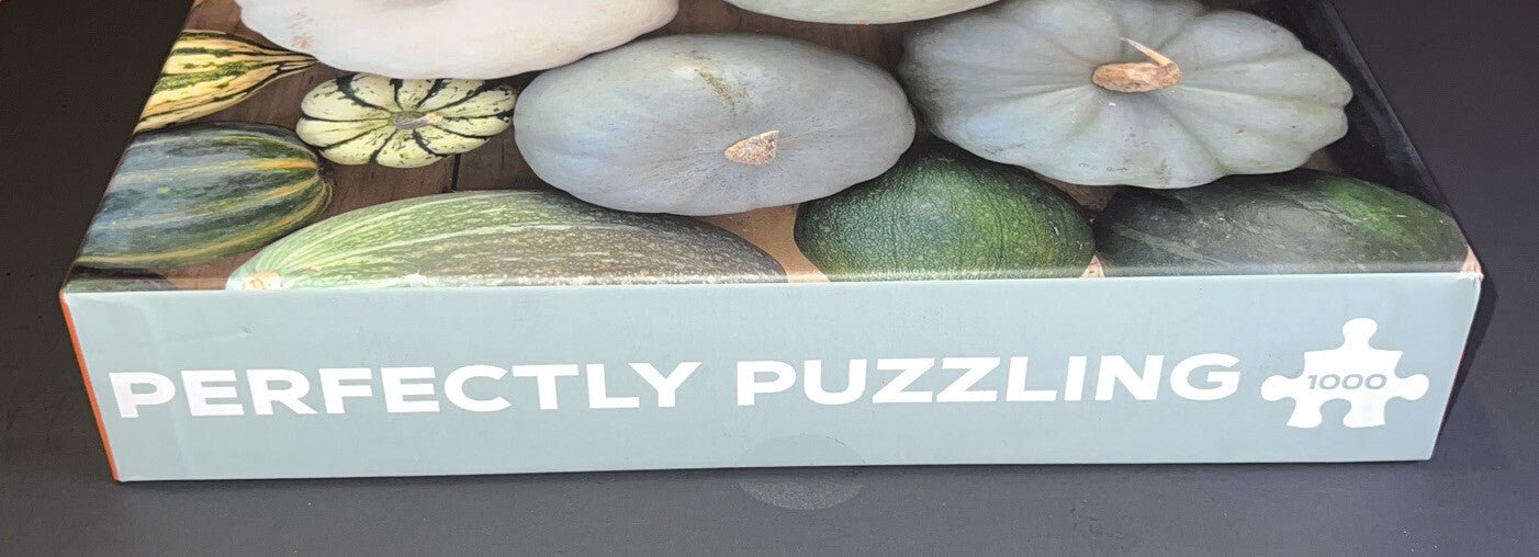 New Pumpkins Jigsaw Puzzle 1000 Pieces Gourds Perfectly Puzzling with Poster - Darktower Media