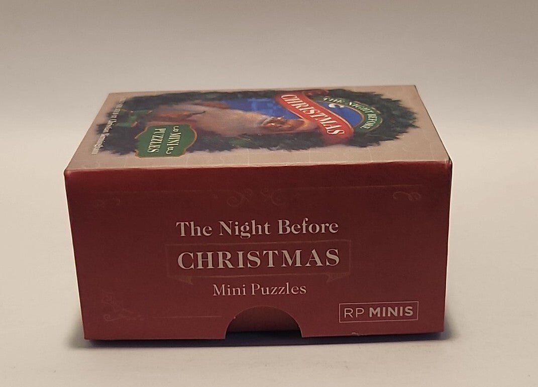 New Sealed Box The Night Before Christmas Mini Puzzles - Clement C. Moore 180 pcs - Darktower Media