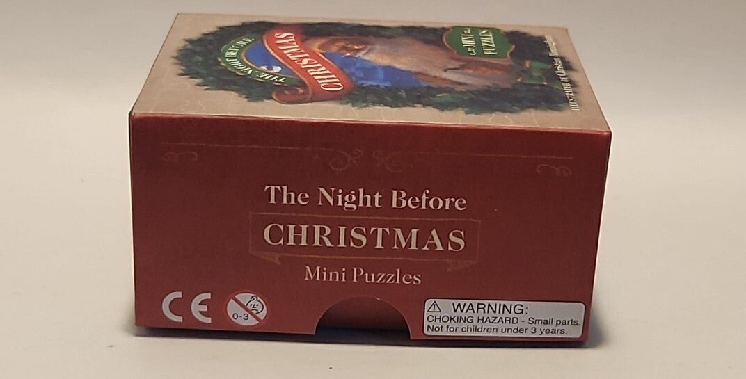 New Sealed Box The Night Before Christmas Mini Puzzles - Clement C. Moore 180 pcs - Darktower Media
