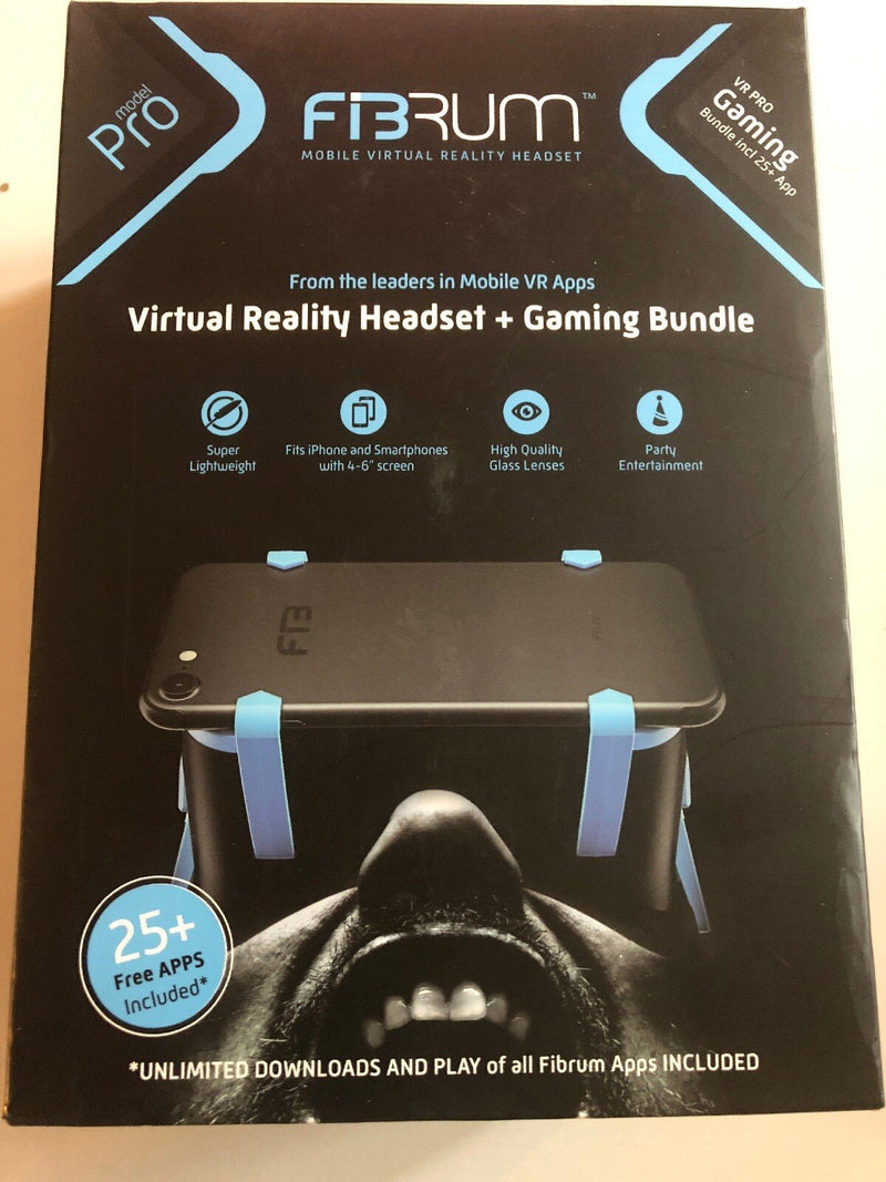NEW Virtual Reality 3D Glasses FIBRUM Virtual Reality Headset + Gaming Bundle - Darktower Media