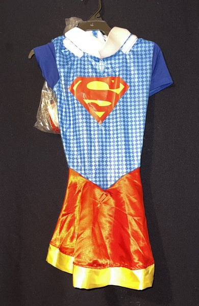 New Without Tags Girls DC Super Hero Supergirl Costume Dress Medium 8 - 10 - Darktower Media