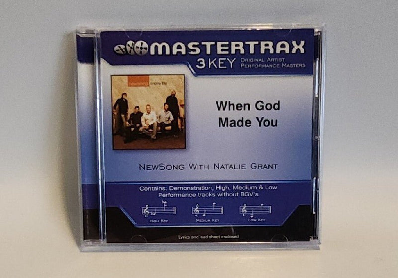 Newsong with Natalie Grant - When God Made You Mastertrax 3 Key (CD 2003) w13832 - Darktower Media
