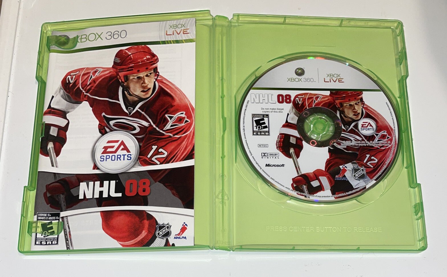 NHL 08 (Xbox 360) - Video Game - Canadian release Complete r1s7 0816 - Darktower Media