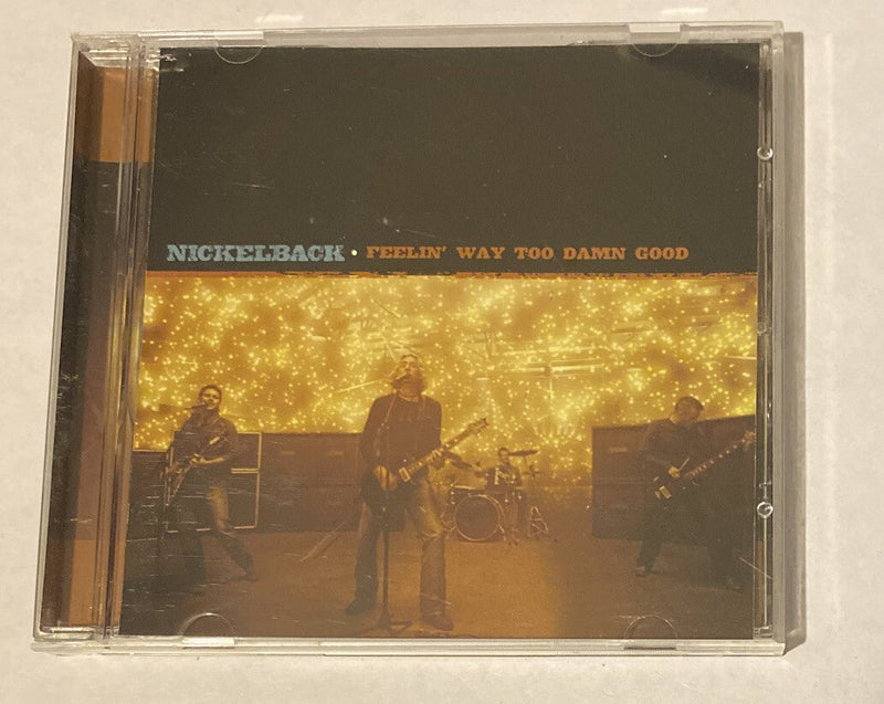NICKELBACK Feel Way too damn Good EDITS & ID’s PROMO CD single w/PRINTED LYRICS - Darktower Media