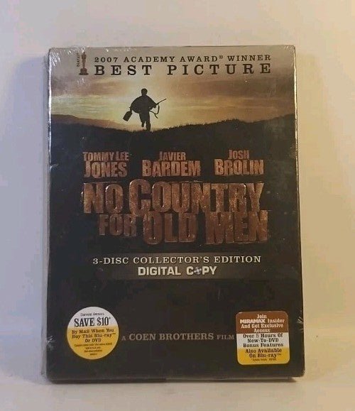 No Country for Old Men (DVD, 3 - DVD Set, Collector's Ed. With Digital USA w1 4073 - Darktower Media