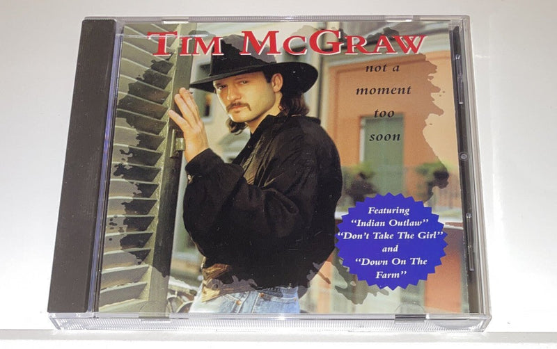 Not a Moment Too Soon CD by Tim McGraw (Mar - 1994, Curb) USA - Darktower Media