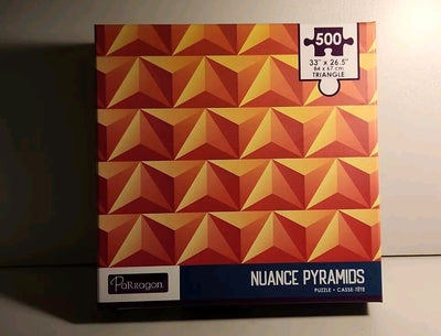 Nuance Pyramids 500 Piece Triangular Jigsaw Puzzle Parragon 2023 Cottage Door