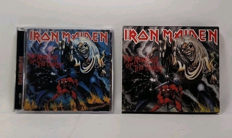 Number of the Beast (Slip Cover) - Iron Maiden (CD 2002 Sanctuary) USA 4770 - Darktower Media