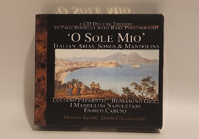 O Sole Mio: Italian Arias Songs and Mandolins 2 CD Deluxe Retro Gold box EEC