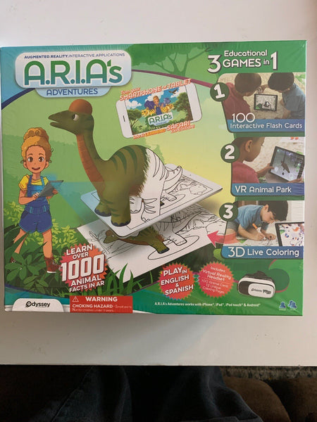 Odyssey ARIA's Adventures Educational Gaming System Virtual Reality Headset New - Darktower Media