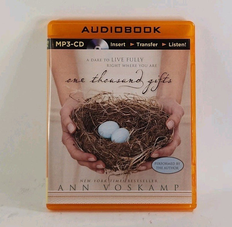 One Thousand Gifts: A Dare to Live Fully: Ann Voskamp MP3 CD Audiobook m1 4384 - Darktower Media
