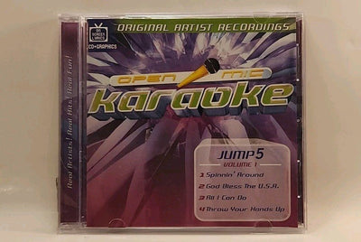 Open Mic Karaoke Jump 5 Recording Pop Music CD 2003 Sparrow USA w1s2 2062