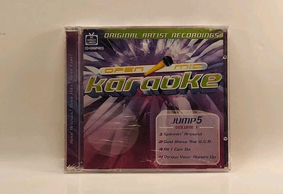 Open Mic Original Artist Karaoke Jump 5 Volume 1  CD 2003 w1s3 2212