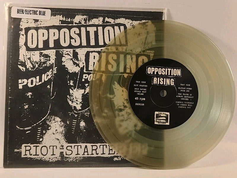 Opposition Rising Riot Starter EP Beer/Electric Blue Colored 7