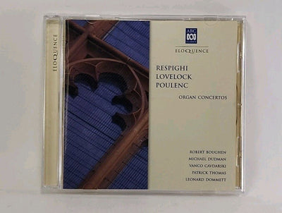 Organ Concertos by Respighi, Lovelock & Poulenc (CD 1999 Australia) w1 3869