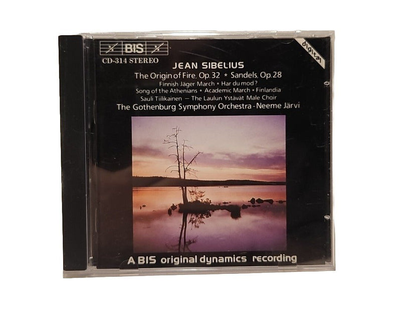 Origin of Fire / Sandels by J. Sibelius (CD, 1994) BIS Austria - Darktower Media