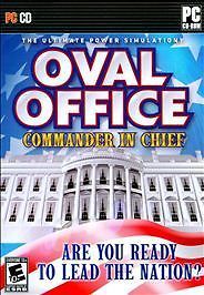 Oval Office: Commander in Chief (PC, 2008) PC CD New Sealed Free First Class Sh - Darktower Media