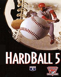 PC 1995 HardBall 5 CD ROM Game Baseball Sports Simulator EA - Darktower Media