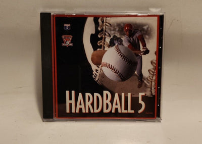 PC 1995 HardBall 5 CD ROM Game Baseball Sports Simulator EA