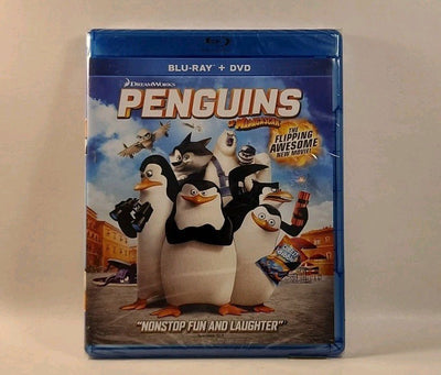 Penguins of Madagascar (Blu-ray/DVD, 2015, 2-Disc Set) w/ slipcover USA w1 4260