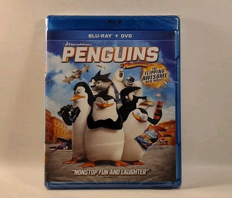 Penguins of Madagascar (Blu - ray/DVD, 2015, 2 - Disc Set) w/ slipcover USA w1 4260 - Darktower Media