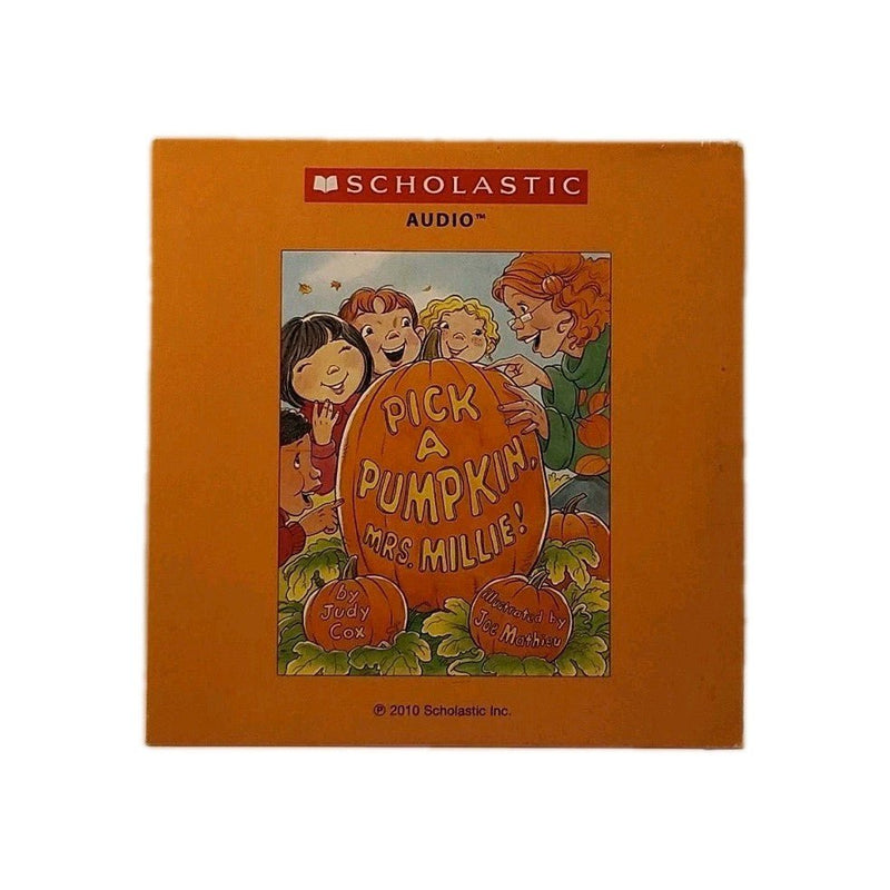 Pick A Pumpkin Mrs. Millie Audiobook CD Children Learning Scholastic 2010 w13634 - Darktower Media