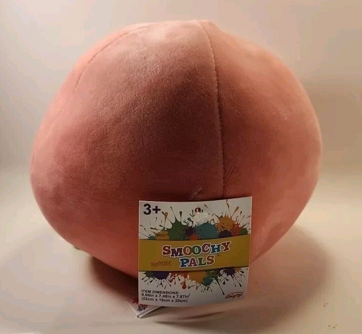Pink Smoochy Pals Peach Plush Pillow Toys Soft Comfort Toy Stuffed Animal NWT - Darktower Media