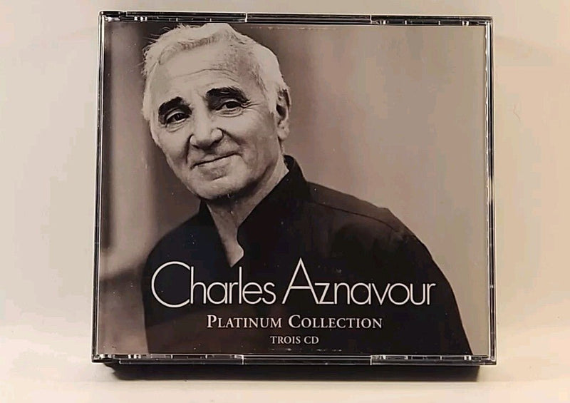 Platinum Collection - Charles Aznavour (3 CD Set, 2004) France With book r1s4 446 - Darktower Media