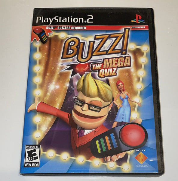 Playstation 2 PS2 Buzz The Mega Quiz NO Controller GAME ONLY r1s7 0768 - Darktower Media
