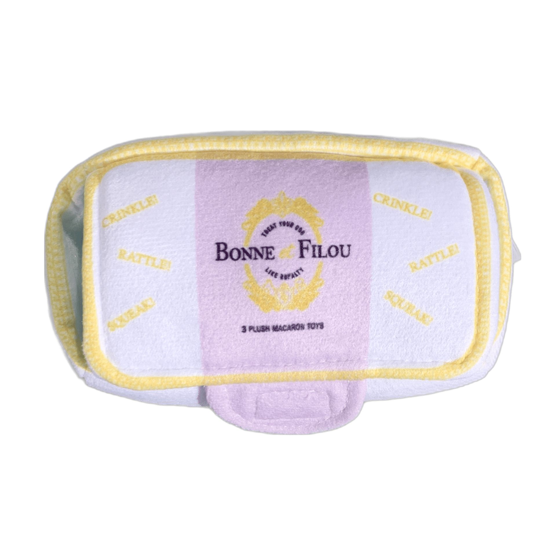 Plush Macaron Squeaky Dog Toy - Darktower Media