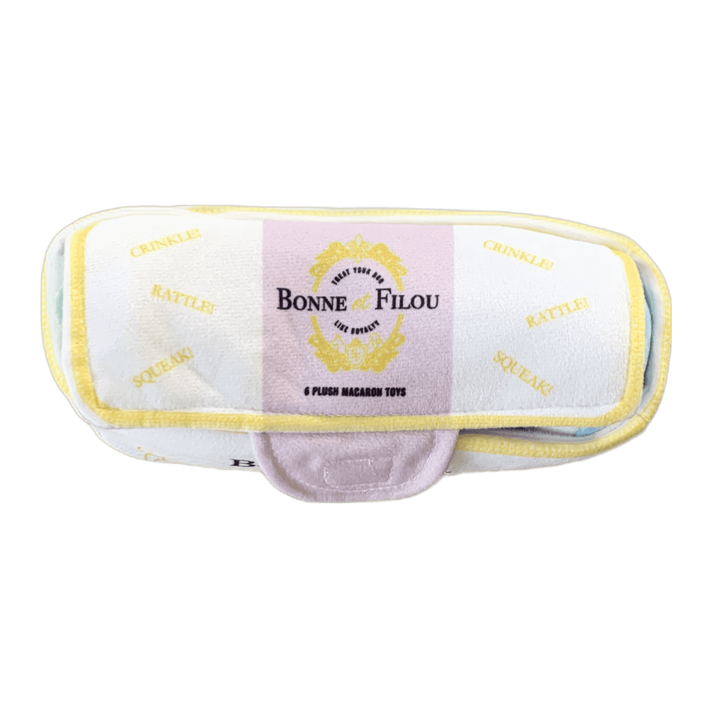 Plush Macaron Squeaky Dog Toy - Darktower Media