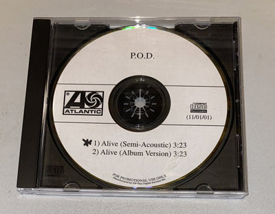 P.O.D. Alive Ultra Rare PROMO DJ CD Single 2001 USA MINT