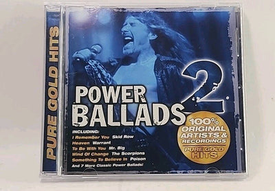 Power Ballads 2 CD Album 100% Original Artists & Recordings (2000 USA) 5305