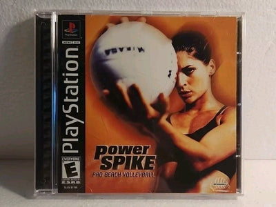 Power Spike Pro Beach Volleyball (Sony PlayStation 1, 2000) - EUC Tested w1 3529