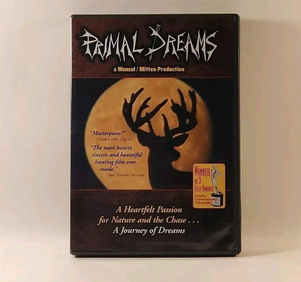 Primal Dreams Deer Hunting Gene Barry Wensel Mitten DVD Bowhunting Moose Elk - Darktower Media