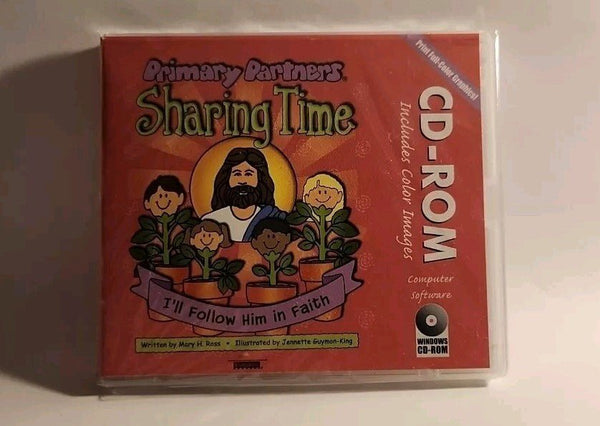 Primary Partners - Sharing Time - Ill Follow Him In Faith - CD - ROM Windows XP - Darktower Media