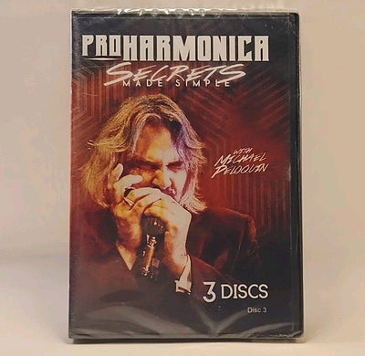 Pro Harmonica: Secrets Made Simple With Michael Peloquin Disc 3 (DVD) r1s6 732