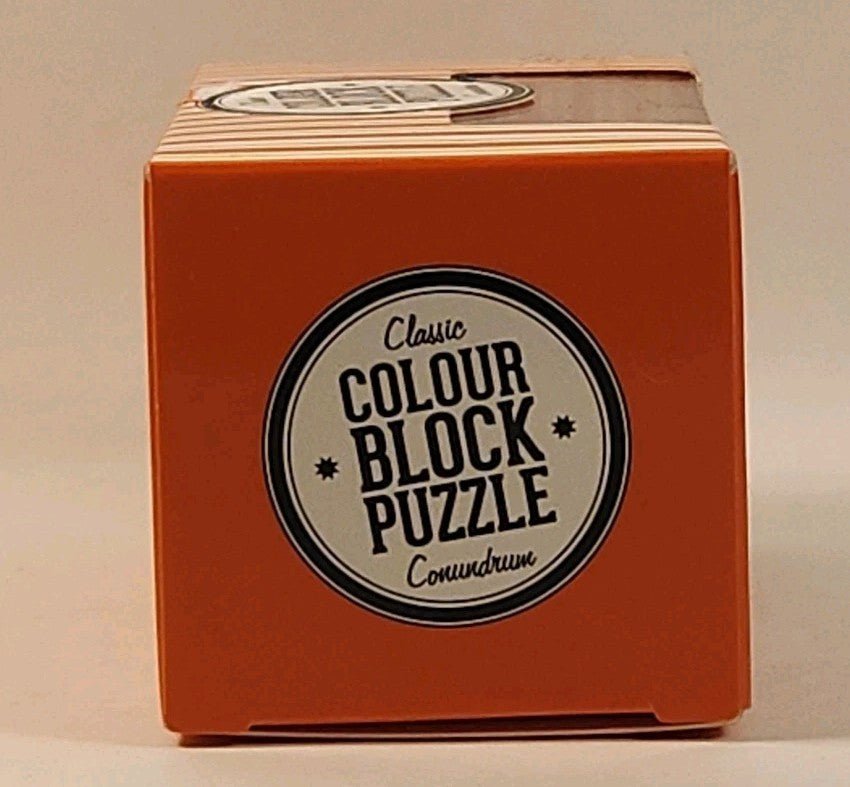 Professor Puzzle Colour Block Puzzle Orange No. 2 Classic Conundrum w1s5 3585 - Darktower Media