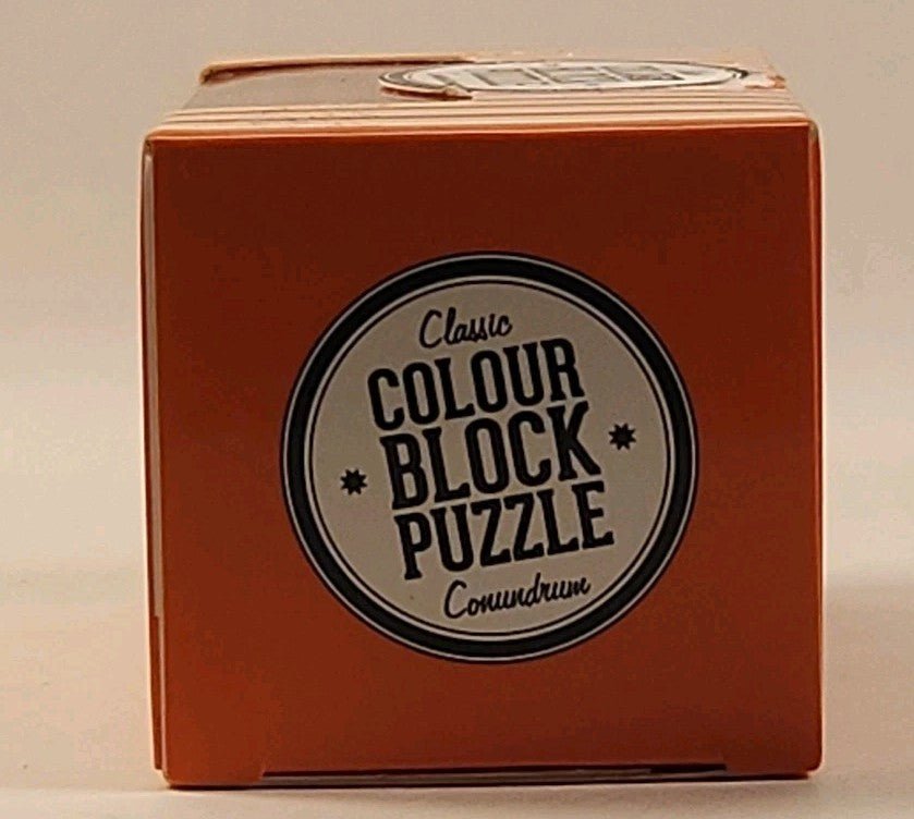 Professor Puzzle Colour Block Puzzle Orange No. 2 Classic Conundrum w1s5 3585 - Darktower Media