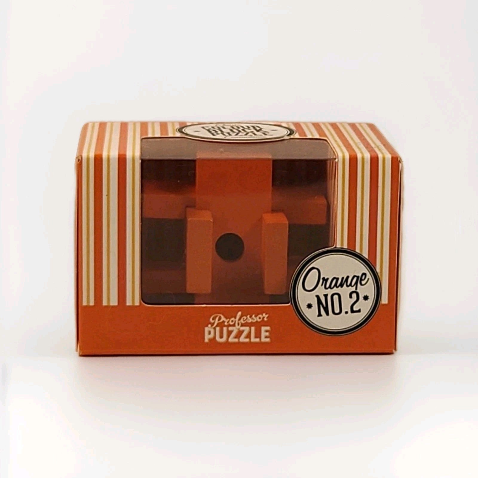 Professor Puzzle Colour Block Puzzle Orange No. 2 Classic Conundrum w1s5 3585 - Darktower Media