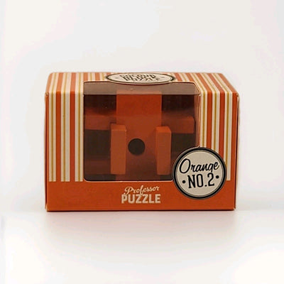 Professor Puzzle Colour Block Puzzle Orange No. 2 Classic Conundrum w1s5 3585