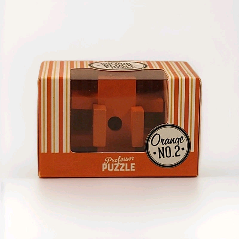 Professor Puzzle Colour Block Puzzle Orange No. 2 Classic Conundrum w1s5 3585 - Darktower Media