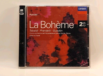 Puccini La Boheme ( 1993, 2 CDs, London) Tebaldi, Prandelli, Gueden W1S3 2202