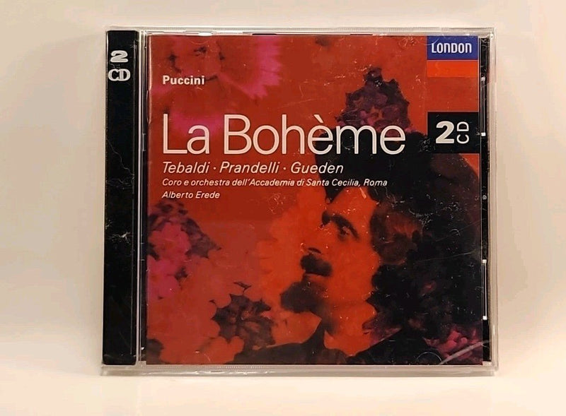 Puccini La Boheme ( 1993, 2 CDs, London) Tebaldi, Prandelli, Gueden W1S3 2202 - Darktower Media