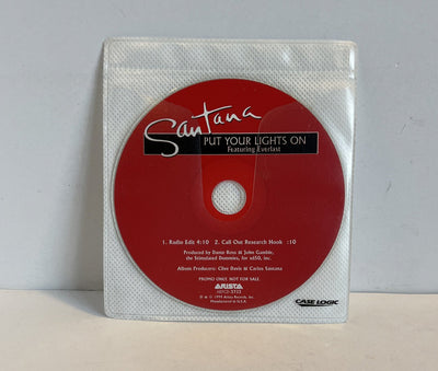 PUT YOUR LIGHTS ON by SANTANA featuring EVERLAST- Promo 2 Track CD Only