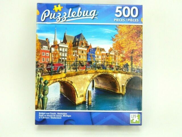 Puzzlebug Stationary Fun 500 piece Jigsaw Puzzle 18 1/4 "X 11" NEW SEALED - Darktower Media