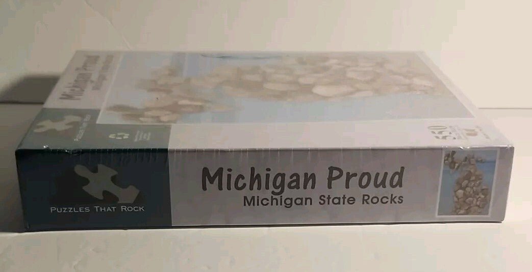Puzzles that Rock Michigan Proud Michigan State Rocks 500 Piece Puzzle - Darktower Media