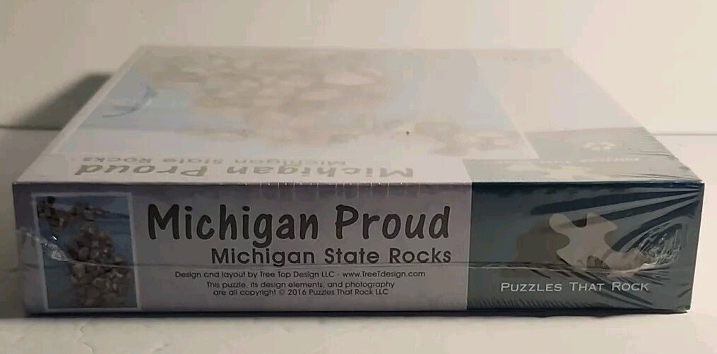 Puzzles that Rock Michigan Proud Michigan State Rocks 500 Piece Puzzle - Darktower Media